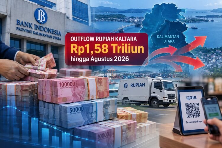 BI Catat Outflow Rupiah Kaltara Rp1,58 Triliun hingga Agustus