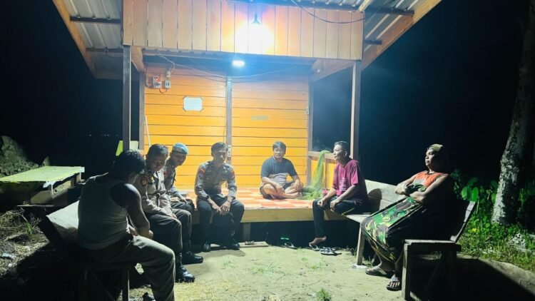 Satkamling Diperkuat, Polsek Tanjung Palas Dorong Warga Aktif Jaga Kamtibmas