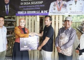 530 Ayam Petelur Disalurkan ke Warga Desa Sesayap