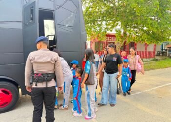 Brimob Peduli Anak, Hadirkan Bus Gratis untuk Wujudkan Perjalanan Edukatif Siswa TK Bukit Zaitun