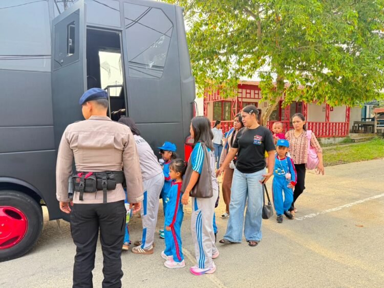 Brimob Peduli Anak, Hadirkan Bus Gratis untuk Wujudkan Perjalanan Edukatif Siswa TK Bukit Zaitun