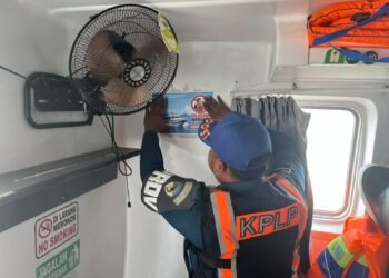 Tekan Risiko Kebakaran, UPP Sungai Nyamuk Pasang Rambu Larangan Merokok