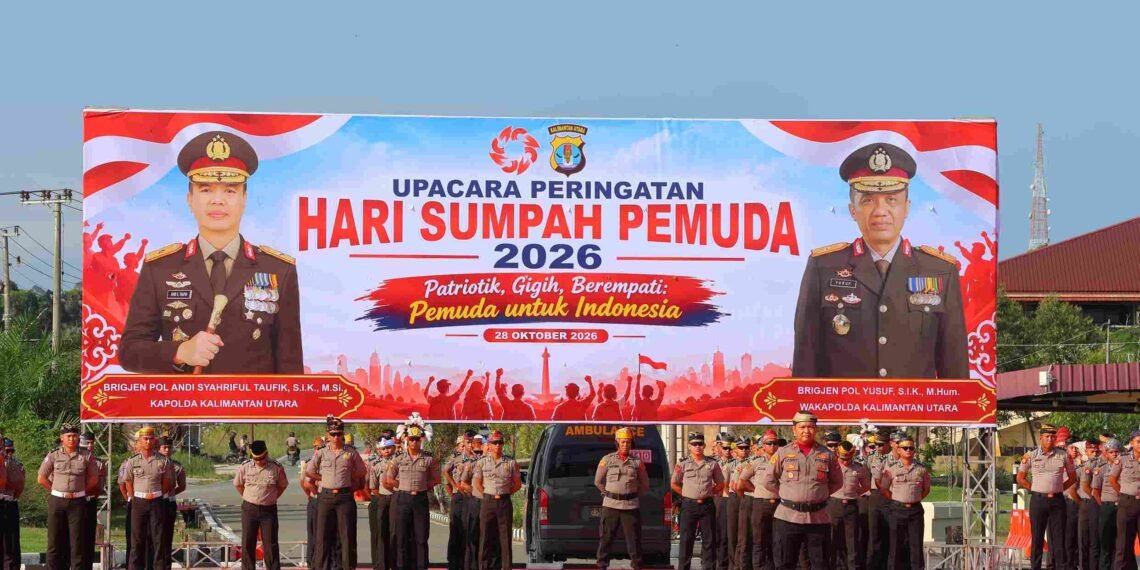 Wakapolda Kaltara Pimpin Upacara Peringatan Hari Sumpah Pemuda ke-98 Tahun 2026