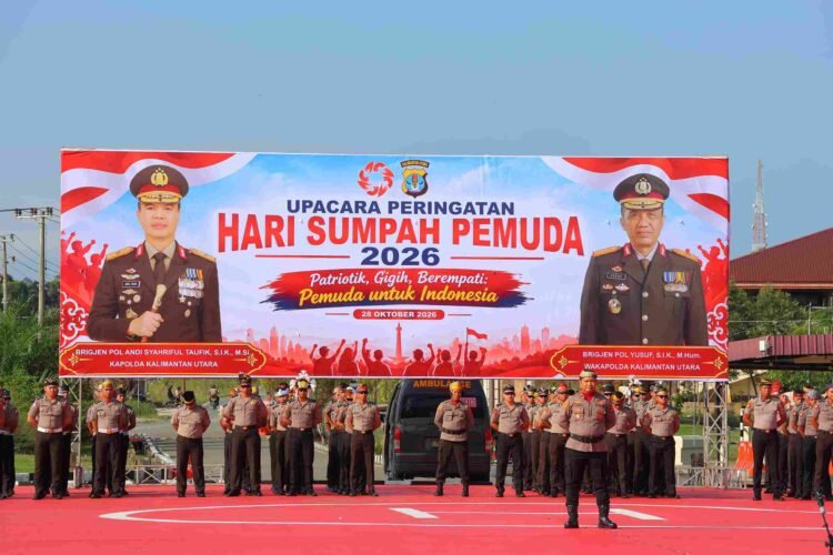 Wakapolda Kaltara Pimpin Upacara Peringatan Hari Sumpah Pemuda ke-98 Tahun 2026