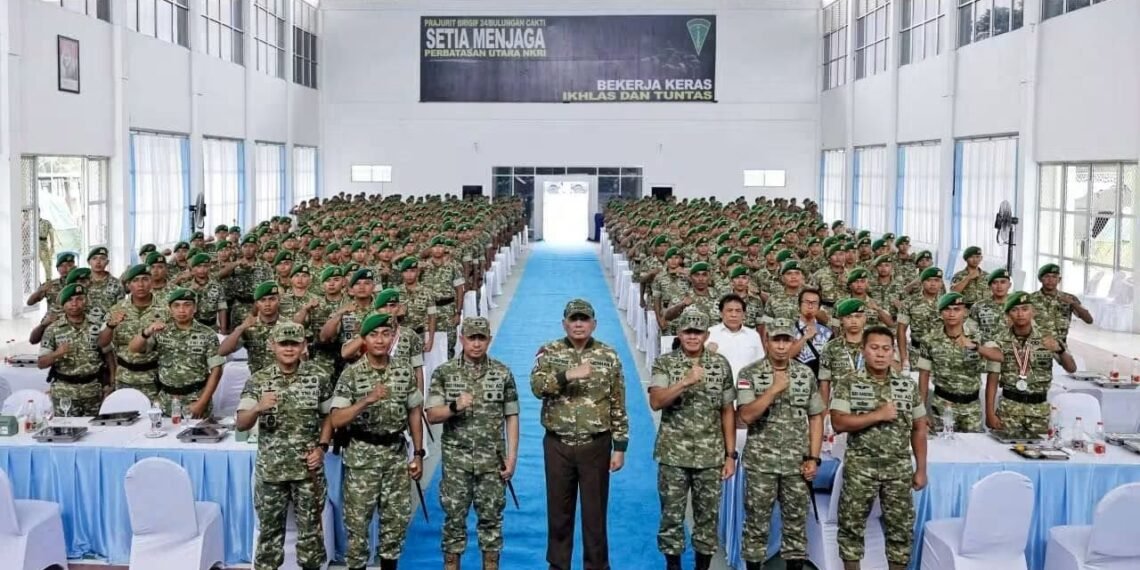 Judi Online hingga Narkoba, Ini Pesan Menhan ke Prajurit Yonif TP 880 Banuanta