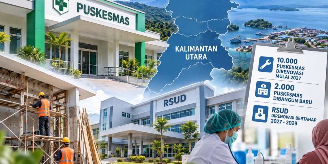 Kaltara Masuk Agenda Penguatan Layanan Kesehatan, 10 Ribu Puskesmas Direnovasi