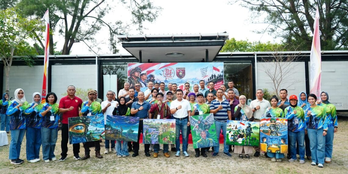 Lomba Melukis HUT ke-81 TNI Hadirkan Beragam Interpretasi TNI Modern