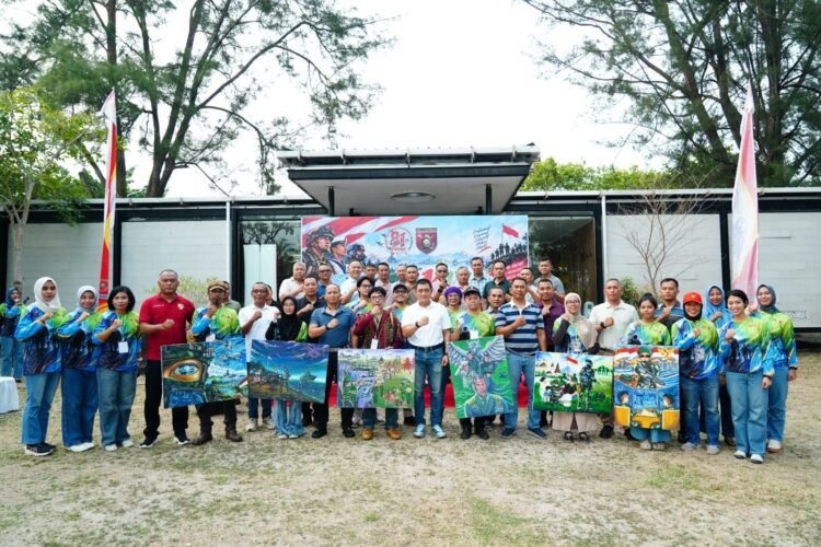 Lomba Melukis HUT ke-81 TNI Hadirkan Beragam Interpretasi TNI Modern