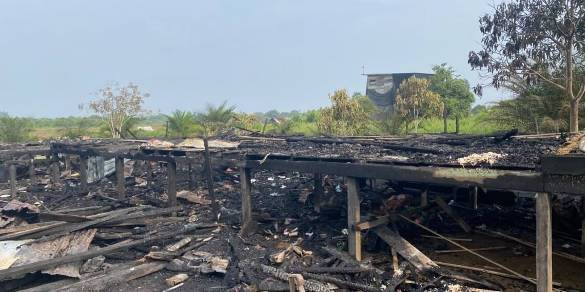Kebakaran Rumah di Teras Nawang, Polsek Tanjung Palas Data Kerugian