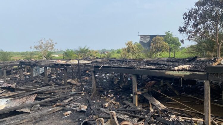 Kebakaran Rumah di Teras Nawang, Polsek Tanjung Palas Data Kerugian