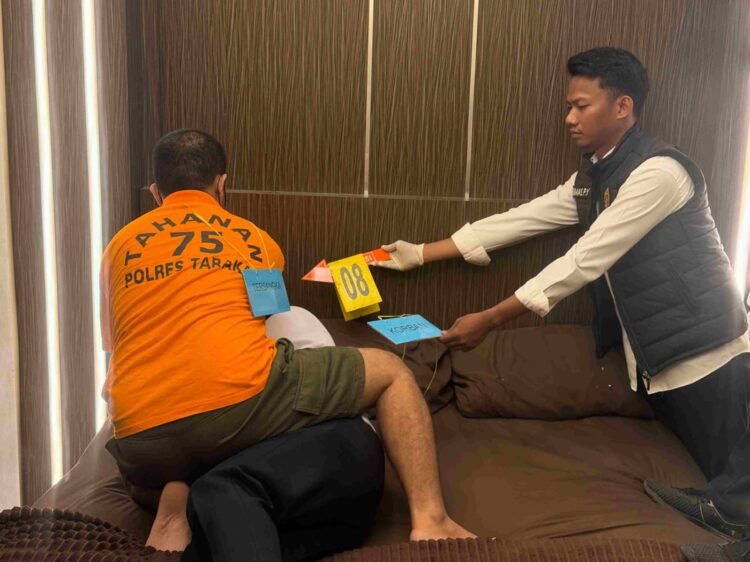 Rekonstruksi Pembunuhan Hotel Airport, Ariandi Cekik Korban Tiga Kali hingga Meninggal