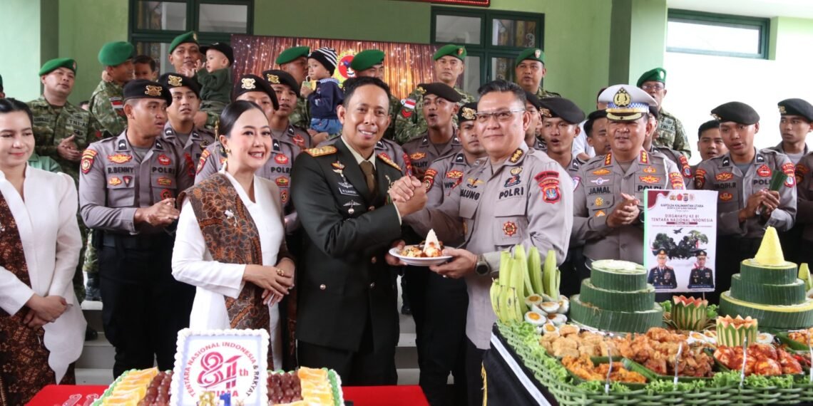 Soliditas TNI–Polri, Polda Kaltara Beri Kejutan di HUT ke-81 TNI di Korem 092/Maharajalila