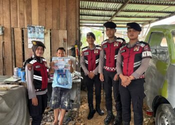 Ditsamapta Polda Kaltara Gencarkan Patroli dan Sosialisasi Pencegahan Karhutla di Bulungan   