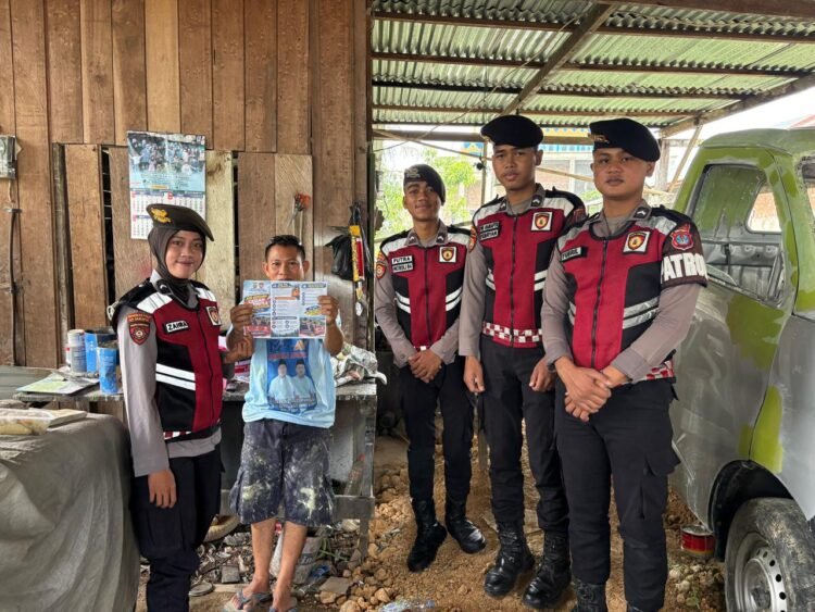 Ditsamapta Polda Kaltara Gencarkan Patroli dan Sosialisasi Pencegahan Karhutla di Bulungan   