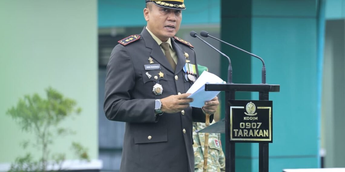HUT ke-81 TNI, Dandim Tarakan Ajak Prajurit Pegang Teguh Nilai PRIMA