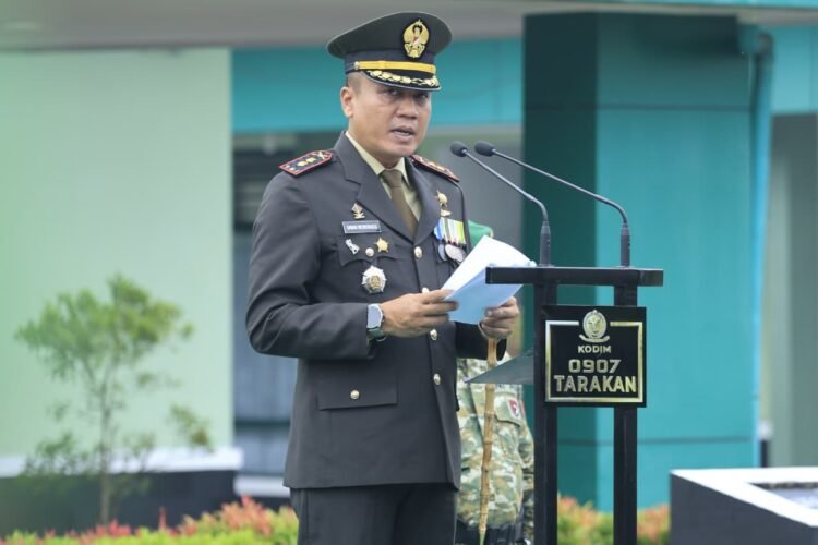 HUT ke-81 TNI, Dandim Tarakan Ajak Prajurit Pegang Teguh Nilai PRIMA