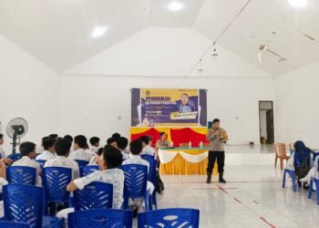Polsek Tanjung Palas Sosialisasikan Penerimaan SMA Kemala Taruna Bhayangkara ke Siswa SMPN 1   