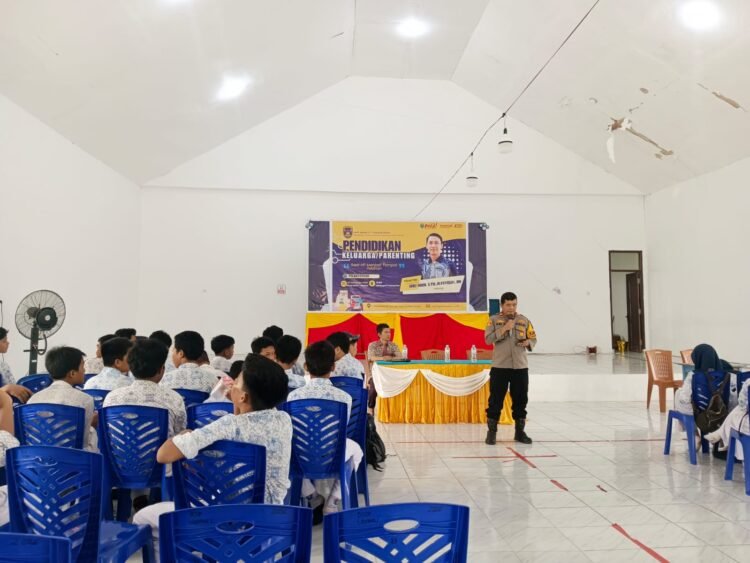 Polsek Tanjung Palas Sosialisasikan Penerimaan SMA Kemala Taruna Bhayangkara ke Siswa SMPN 1   