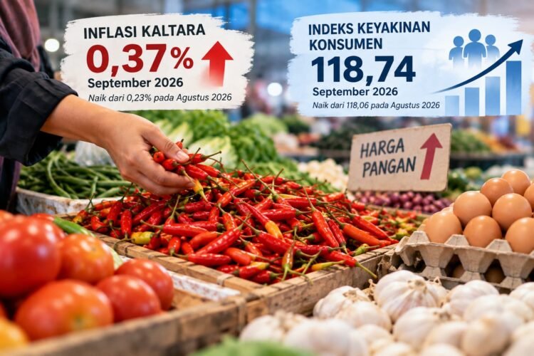 Inflasi Kaltara Naik 0,37 Persen, Keyakinan Konsumen Masih Optimistis