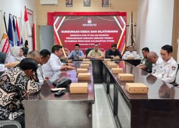 Ketua PURT DPD RI Hasan Basri Berdiskusi dengan KPU dan Bawaslu Kaltara, Bahas Arah Revisi UU Pemilu
