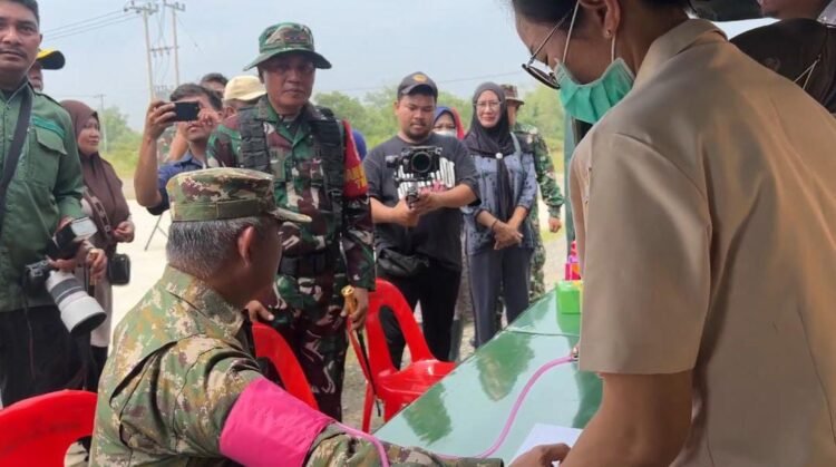 Dandim Tarakan: TMMD Tak Hanya Bangun Infrastruktur, tetapi Layani Kesehatan Warga