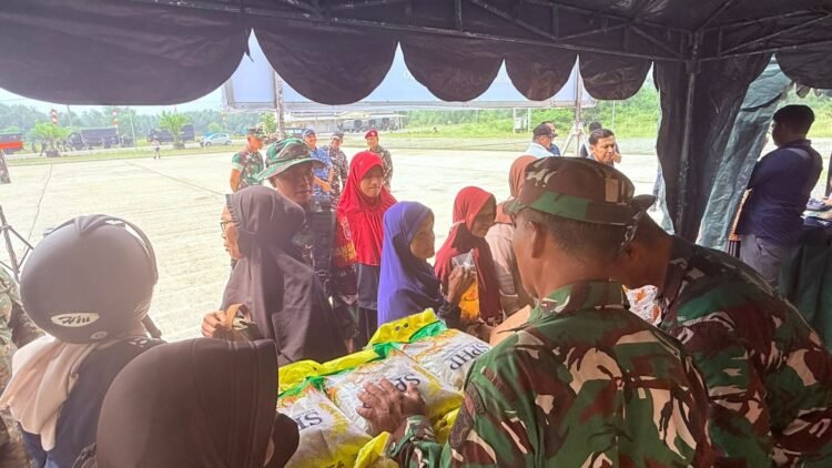 Bazar TMMD Tarakan, Warga Bisa Belanja Kebutuhan Pokok dengan Harga Terjangkau