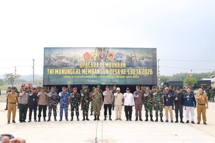 Dari Jalan hingga Rumah Warga, TNI dan Pemkot Tarakan Bersinergi