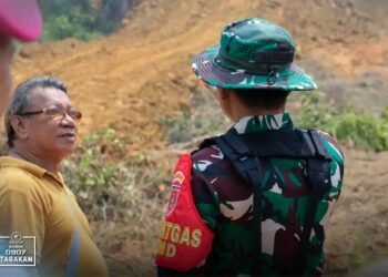 Jalur Pantai Terkendala Air Pasang, TMMD Garap Jalan di Tanjung Batu