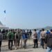 Polisi Gabungan Amankan Festival Lomba Dayung di Sungai Kayan