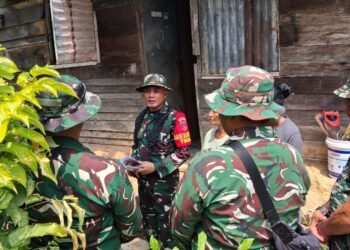Dansatgas TMMD ke-130 Kodim Tarakan Awasi Pembongkaran Total RTLH, Bedah Rumah Ditargetkan Rampung 10 Hari