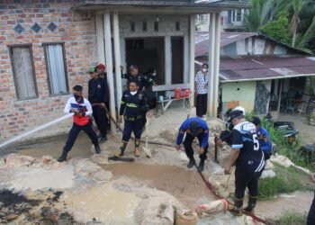 Pasca Penanganan, Lokasi Bekas Kebakaran Batu Bara di Karang Anyar Masih Dipantau