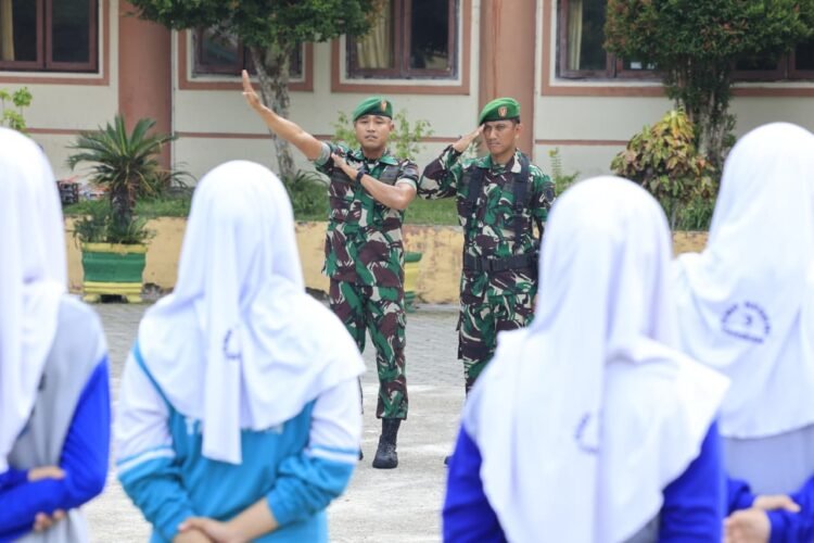 Tak Hanya Bangun Infrastruktur, TMMD Kodim Tarakan Tanamkan Disiplin dan Wawasan Kebangsaan