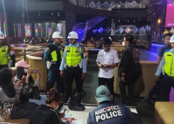 Tim Gabungan Sisir THM Tarakan, Satu Pengunjung Positif Amphetamine