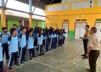 Polsek Pulau Bunyu Sosialisasikan Penerimaan SMA Kemala Taruna Bhayangkara ke Pelajar