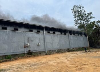 Kebakaran Gudang Alat Kesehatan di Bulungan, Kerugian Ditaksir Rp4 Miliar
