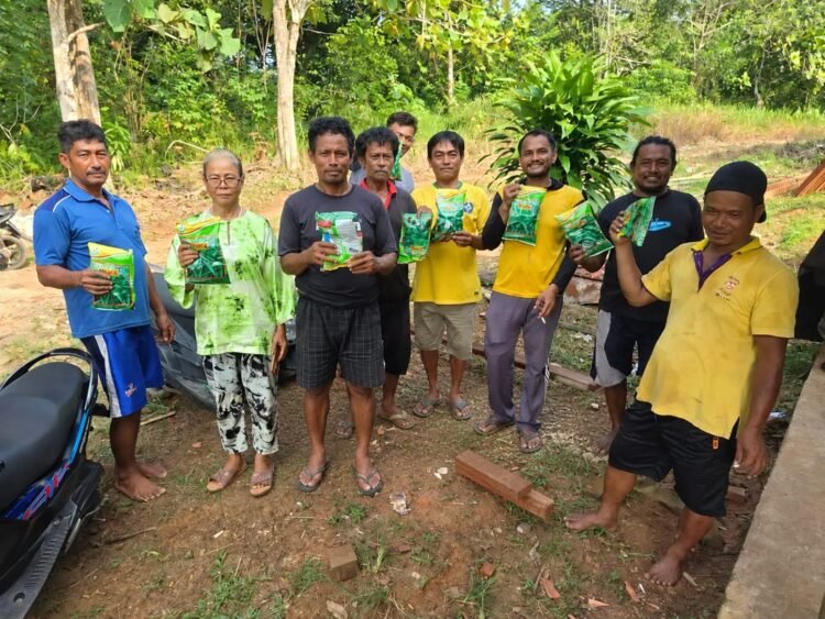Dorong Ekonomi Petani, Adama Dukung Budidaya Kangkung di Kampung Pisang