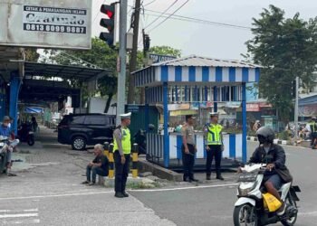 Kapolres Tarakan Pantau Pengaturan Lalu Lintas di 21 Titik