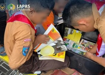 Lapas Tarakan Bina 15 Anak Lewat Pramuka, Hak Pendidikan Tetap Dipenuhi