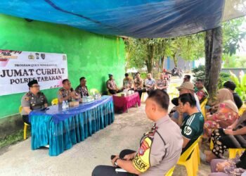 Jumat Curhat di Karang Anyar, Kapolres Tarakan Sosialisasikan Layanan 110
