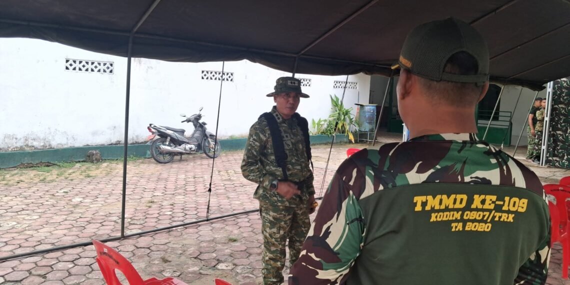 Jelang Kunjungan Wasev Mabesad, Dandim Tarakan Cek Kesiapan TMMD ke-130