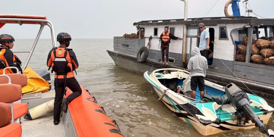 4,5 Jam Pencarian, Lima Penumpang Speedboat Mati Mesin di Bulungan Selamat
