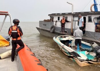 4,5 Jam Pencarian, Lima Penumpang Speedboat Mati Mesin di Bulungan Selamat