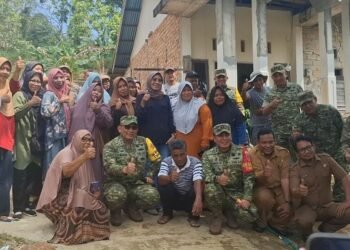 TMMD Tarakan Hadirkan Semangat Kerja Bersama di Kampung Satu Skip