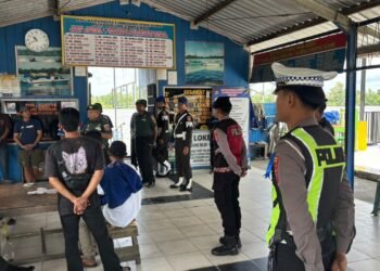 Polresta Bulungan Bersama TNI Intensifkan Patroli di Tanjung Selor