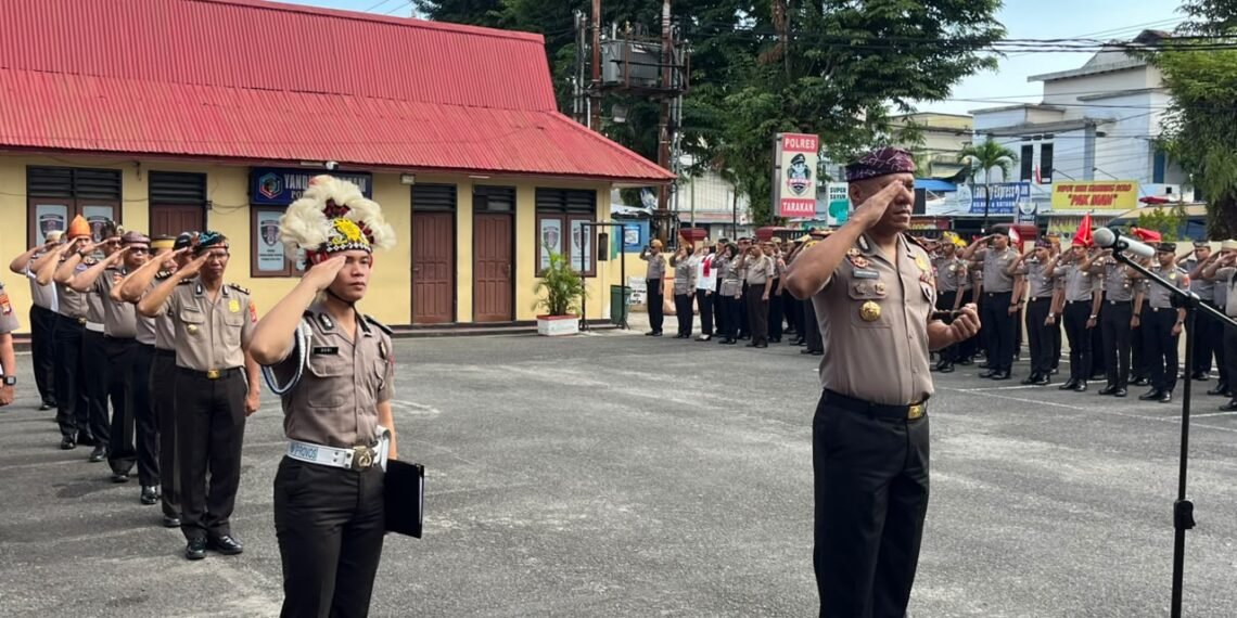 Dari Busana Adat hingga Pesan Persatuan, Begini Upacara Sumpah Pemuda Polres Tarakan