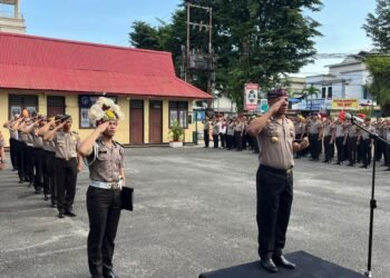 Dari Busana Adat hingga Pesan Persatuan, Begini Upacara Sumpah Pemuda Polres Tarakan