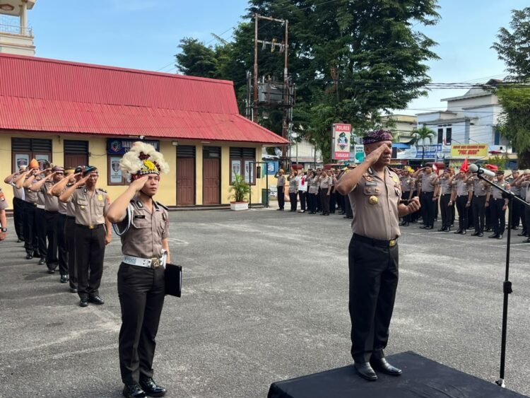 Dari Busana Adat hingga Pesan Persatuan, Begini Upacara Sumpah Pemuda Polres Tarakan