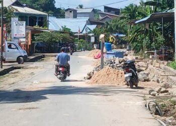 Mutu Drainase di Depan Puskesmas Sungai Nyamuk Dipertanyakan DPRD