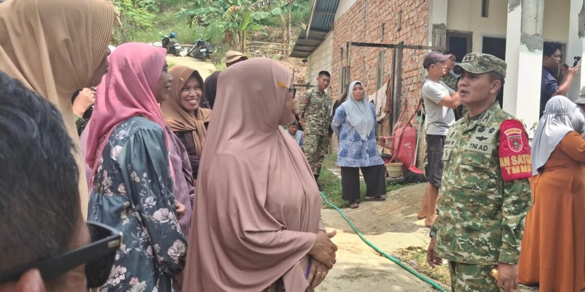 TMMD Tarakan Hadirkan Air Bersih dan Bedah Rumah, Warga Diajak Manfaatkan Fasilitas