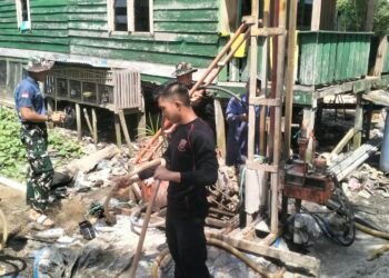 Sumur Bor TMMD di Tanjung Batu Temukan Sumber Air, Warga Segera Nikmati Air Bersih